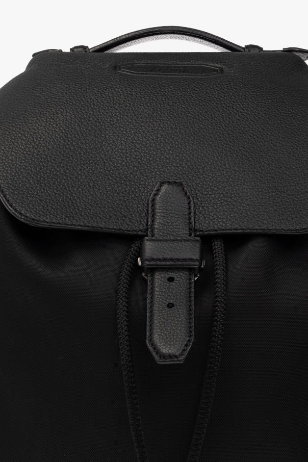 Black Backpack with logo Brioni - Vitkac GB