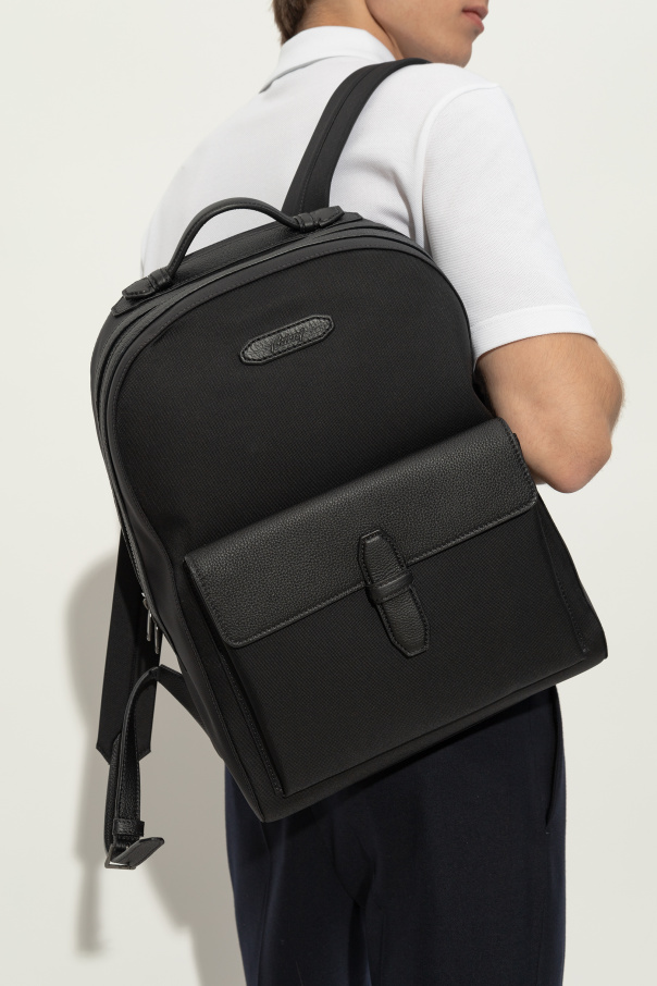 Brioni Backpack with logo