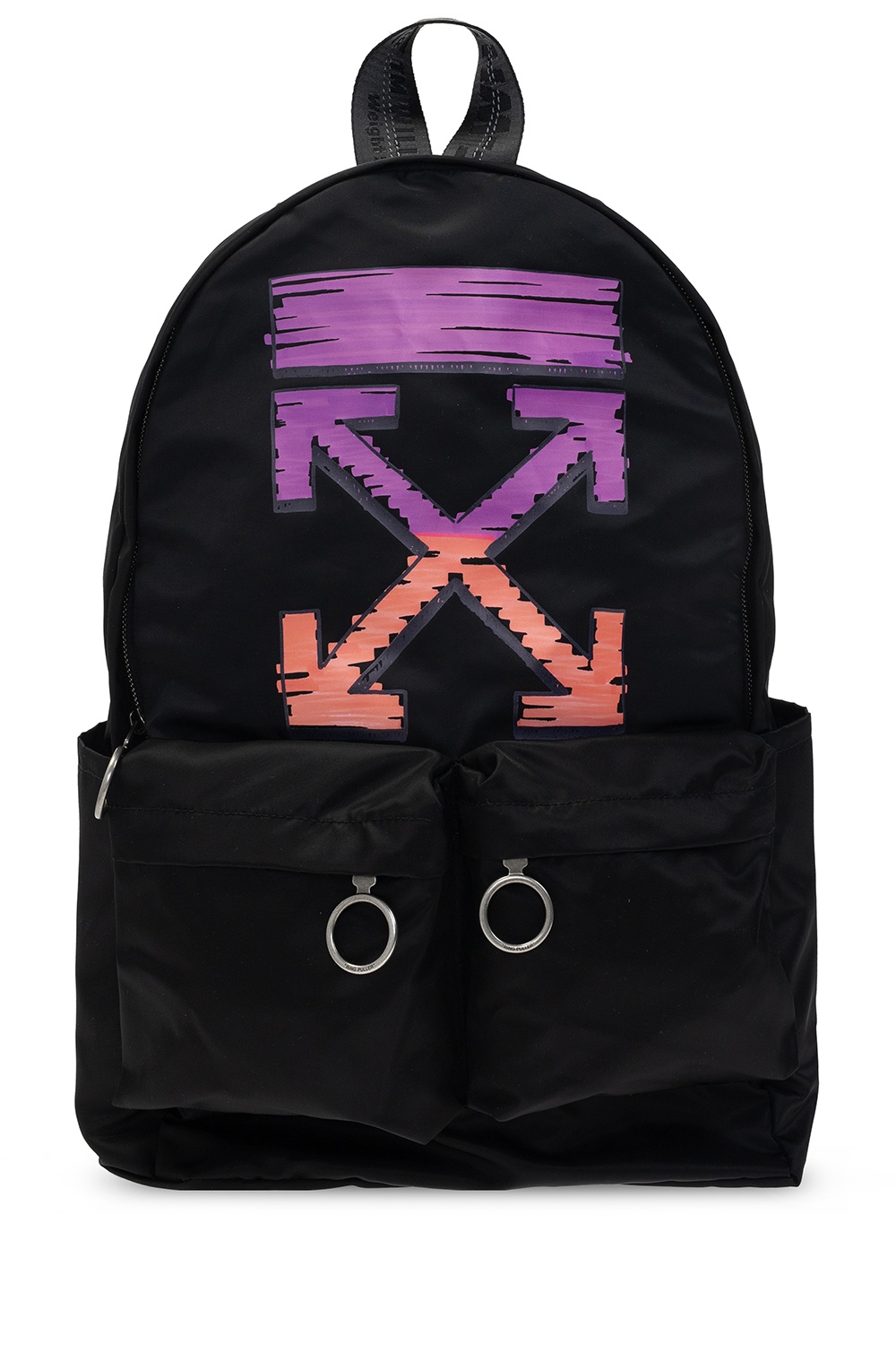 off white backpack black and pink