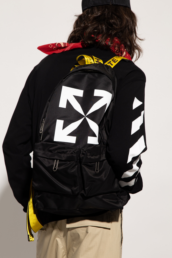 Off-White Eyes backpack with logo
