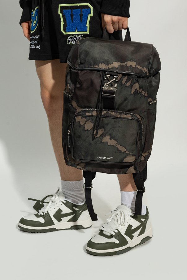 Off-White Plaited Backpack with logo