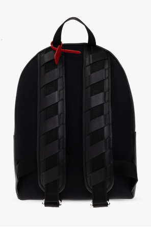 Off-White Backpack Brush with logo