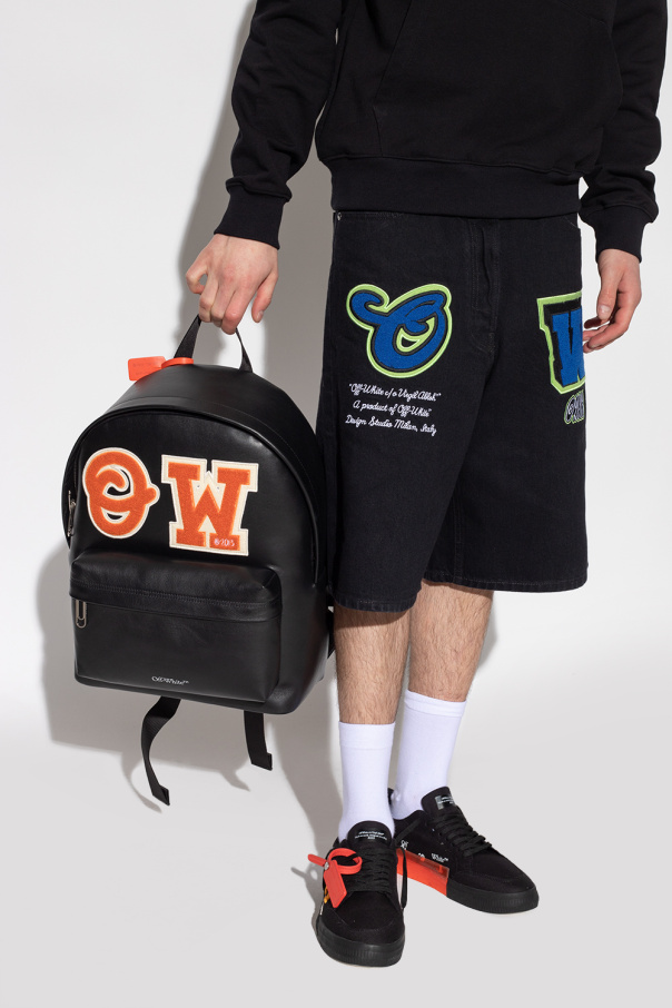 Off-White Backpack shearling-style with logo