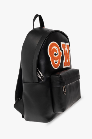 Off-White Backpack shearling-style with logo