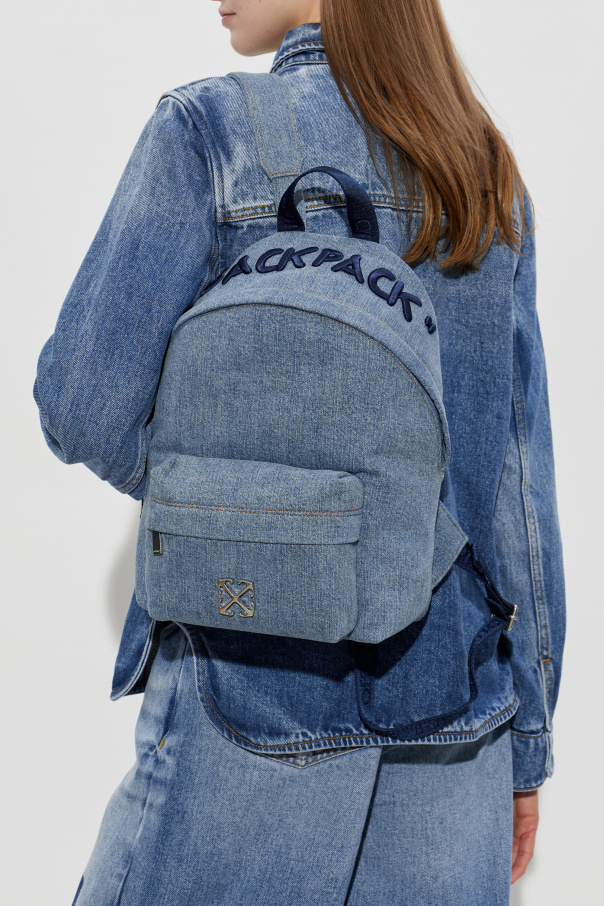 Off-White 'Jitney' denim backpack
