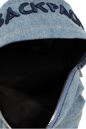 Off-White 'Jitney' denim backpack