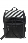 Off-White BLACK ‘Diag’ leather backpack
