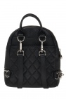 Philipp Plein BLACK Leather backpack