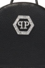 Philipp Plein BLACK Leather backpack