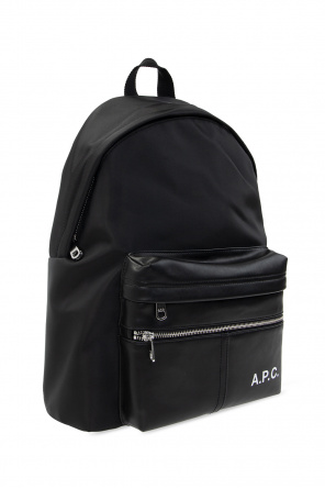 A.P.C. Chloé logo-debossed clutch bag