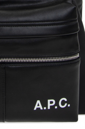 A.P.C. Chloé logo-debossed clutch bag