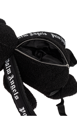 Palm Angels Kids Mochila con forma de oso de peluche