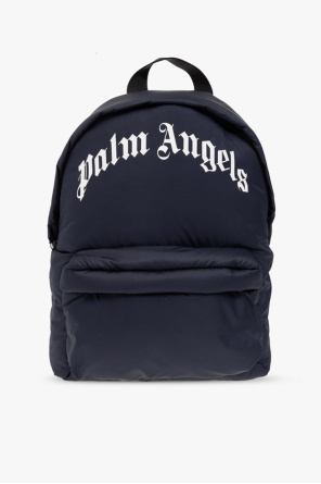Closed long-sleeve fitted shirt od Palm Angels Kids
