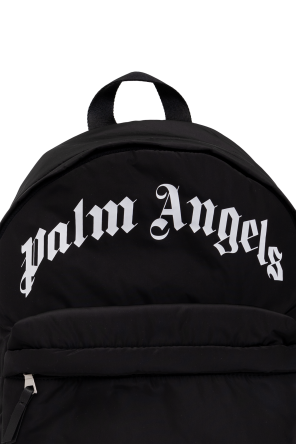 Palm Angels Kids Backpack Croissant with logo