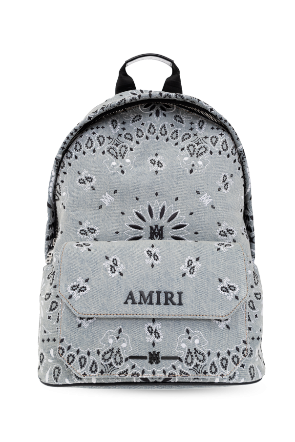 Amiri Denim face backpack