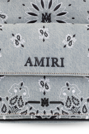 Amiri Denim face backpack