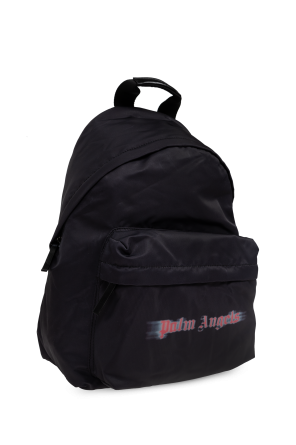 Palm Angels Kids Backpack with printed logo