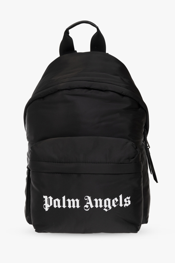 Palm Angels Glamorous Czarna workowata torba typu tote z imitacji zamszu