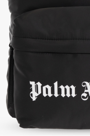 Palm Angels backpack blanco with logo
