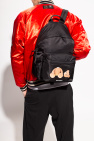 Palm Angels BLACK Backpack with logo