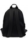 Palm Angels BLACK Backpack with logo