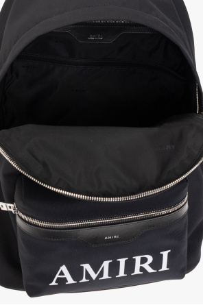 Amiri nylon tote bag with toggle in black