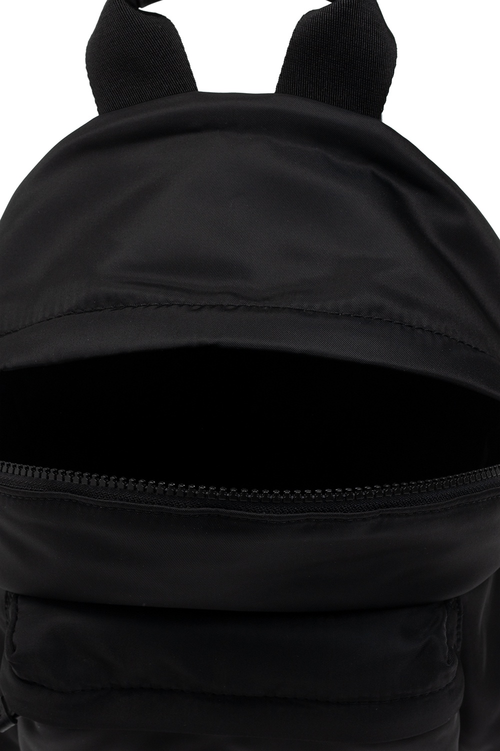 Monogram Leather Backpack in black - Palm Angels® Official