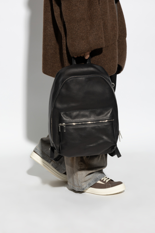 Rick Owens Leather Backpack