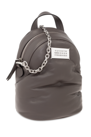 Maison Margiela Leather backpack with the option to be worn as a bag