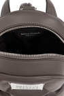 Maison Margiela BROWN Leather backpack with the option to be worn as a bag