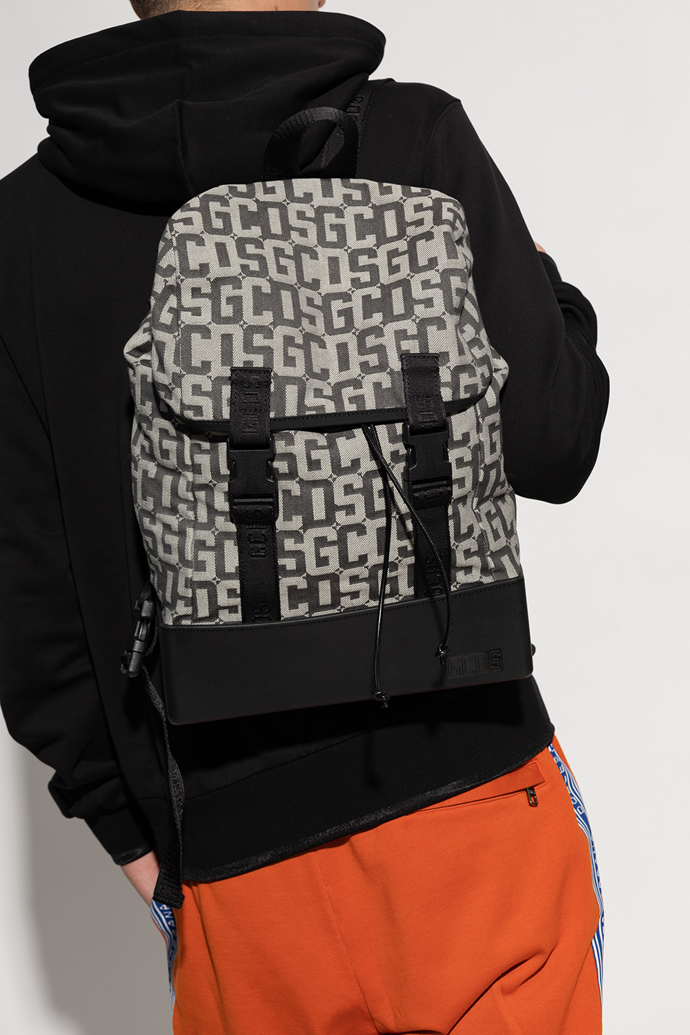 GCDS Monogrammed backpack
