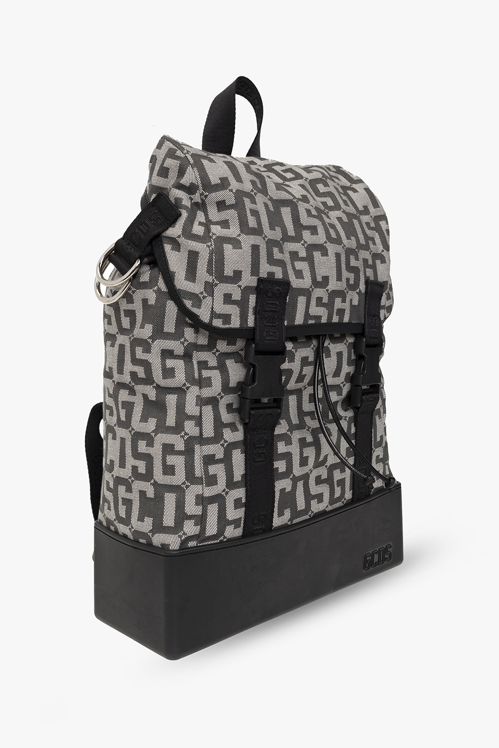 GCDS Monogrammed hobo backpack