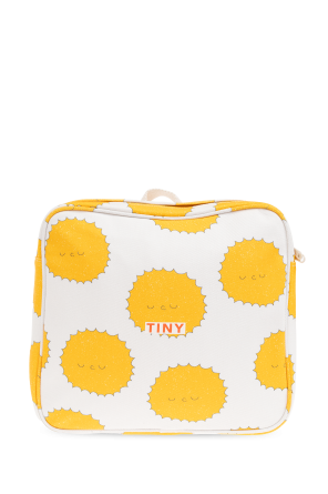 Backpack with sun motif