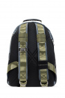 Diesel GREEN Backpack 'Tribal Lyonel' with logo