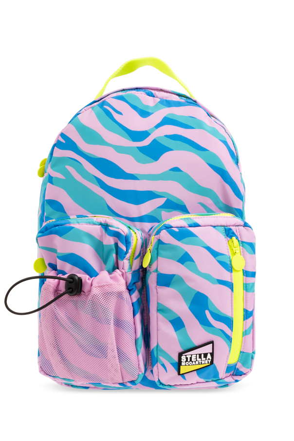 Patterned backpack with logo od Stella McCartney Kids