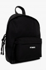 VETEMENTS BLACK Backpack with logo