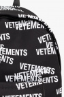 VETEMENTS BLACK Patterned backpack