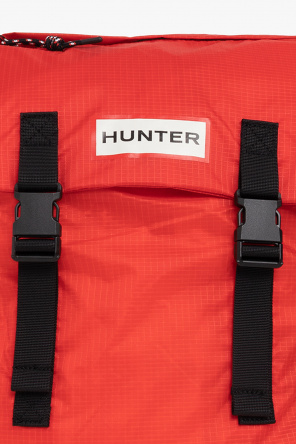 Hunter Two-Way Bag Heritage Cognac Canvas Braun Leder