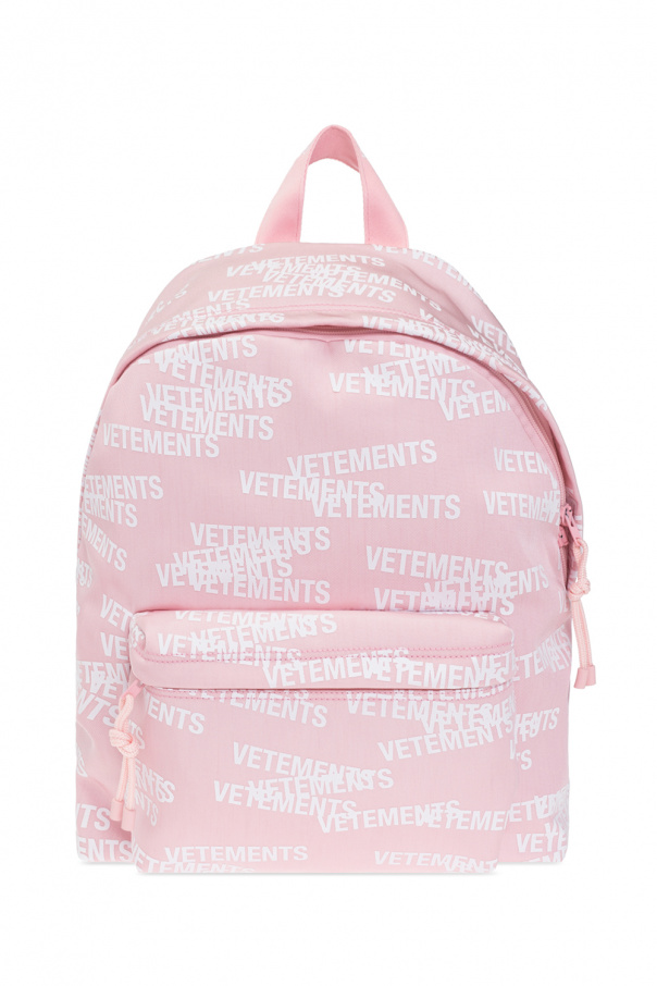 VETEMENTS backpack speedzone with logo