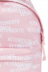 VETEMENTS backpack Leather with logo