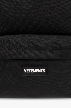 VETEMENTS FF-motif beaded mini bag