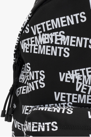VETEMENTS patch pocket at the back of the bag