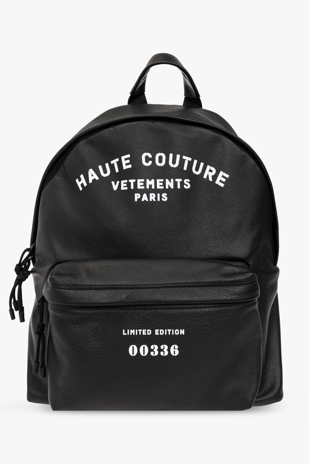 VETEMENTS Backpack LOCO with logo