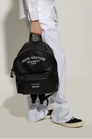 Backpack with logo od VETEMENTS