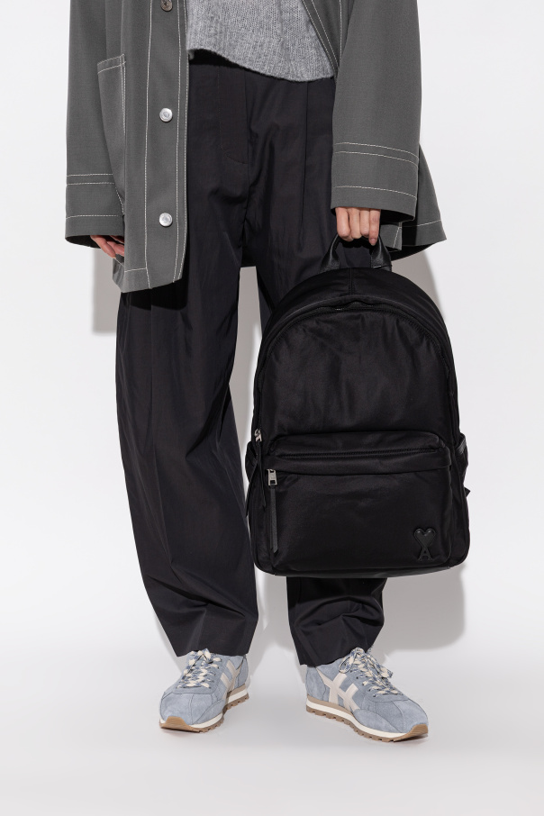 Ami Alexandre Mattiussi Backpack with logo