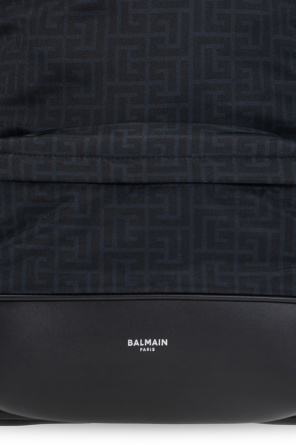 Balmain '1945' monogrammed backpack
