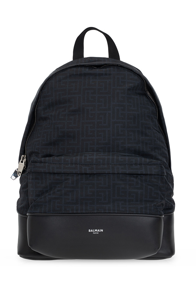 Balmain '1945' monogrammed backpack