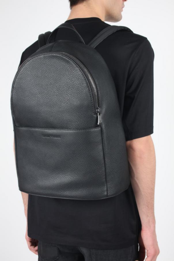Leather Backpack Emporio Armani - Vitkac US