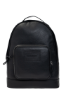 Emporio Armani Leather backpack with logo