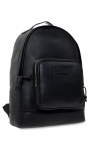 Emporio Armani Leather backpack with logo